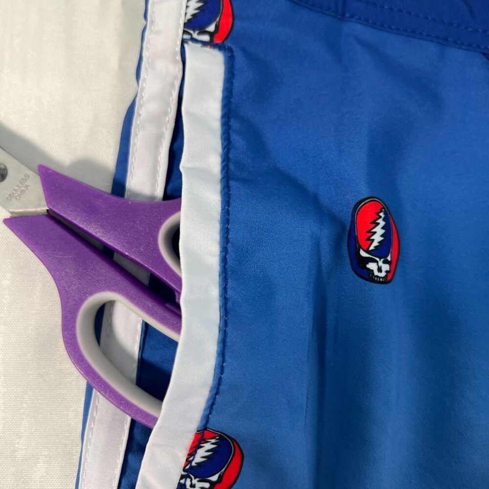 Grateful Dead Board Shorts Sec‎ 119 Swim Trunks Mens Skulls 44 - Picture 6 of 16